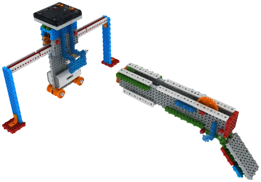 Render do projeto Alvo e lançador